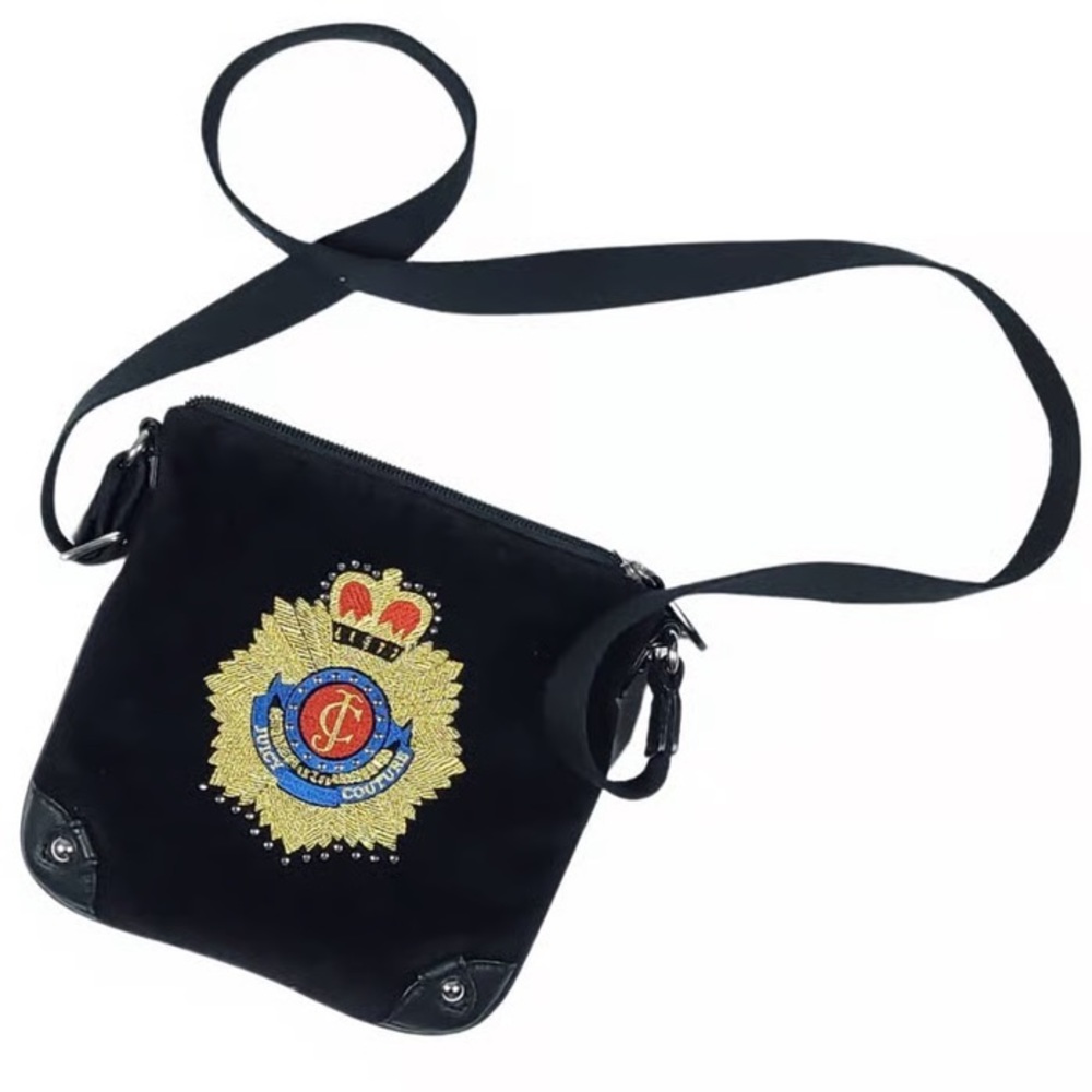 JUICY COUTURE SIDE STRAP SUEDE BAG